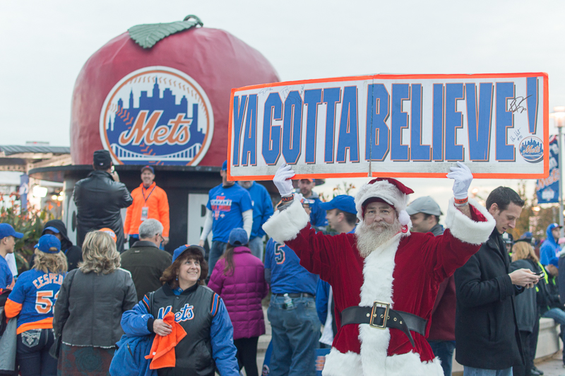 You gotta believe in Santa and the Mets.